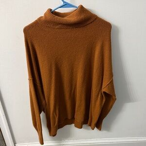 Vince Camuto Women's Turtleneck Sweater in Warm Brown